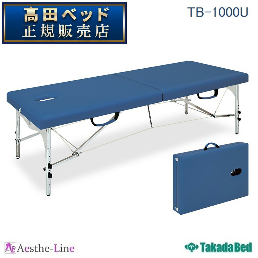 高田ベッド 有孔クロムセブン TB-1000U 治療用ベッド　　マッサージベッド 診察台 高田ベッド製作所 【高田ベッド マッサージベッド エステ 医療 整体 施術用ベッド 業務用】