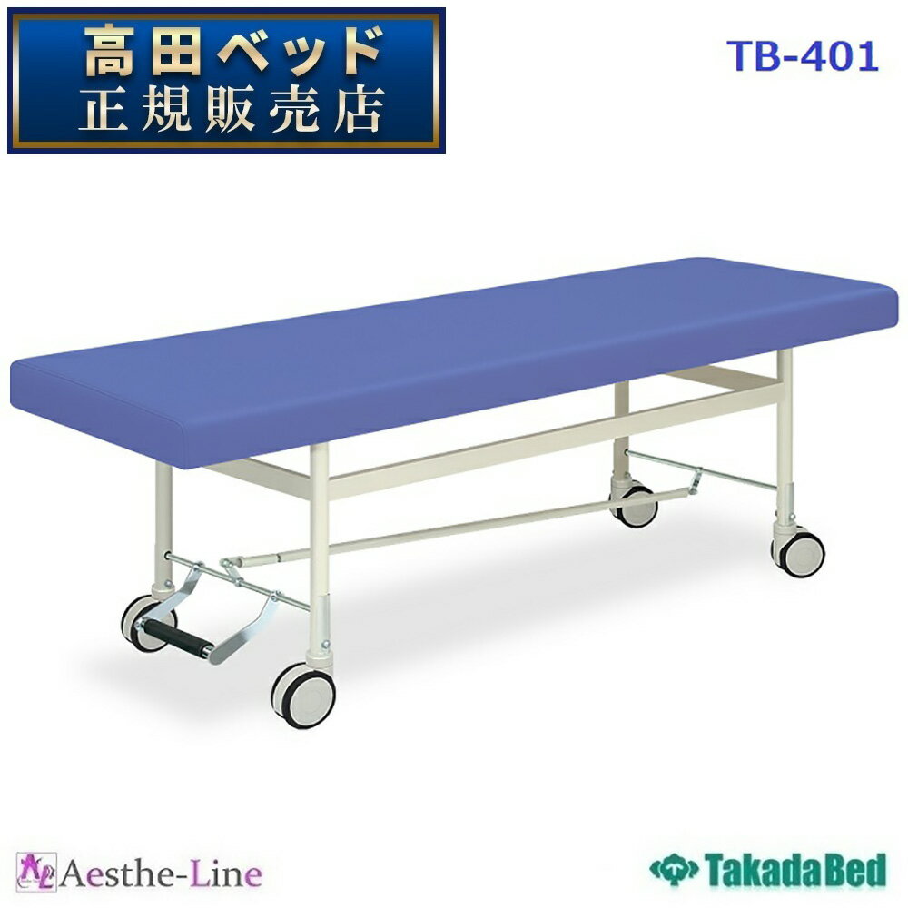 高田ベッド カイザー 無孔 TB-401 治療用ベッド 診察台 高田ベッド製作所 【高田ベッド マッサージベッド エステ 医療 整体 施術用ベッド 業務用】