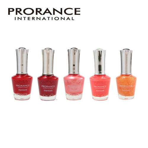 【赤 レッド オレンジ】 PRORANCE プロランス マニキュア 15ml ｜ 韓国 コスメ ネイル セルフネイル オフィス 速乾 プチプラ プレゼント 赤 レッド オレンジ ラメ パール