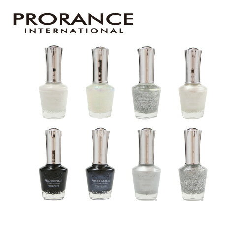 【モノトーンカラー】 PRORANCE プロランス マニキュア 15ml ｜ 韓国 コスメ ネイル ポリッシュ プチプラ セルネイル 速乾 大容量 ブラック ホワイト シルバー グレー