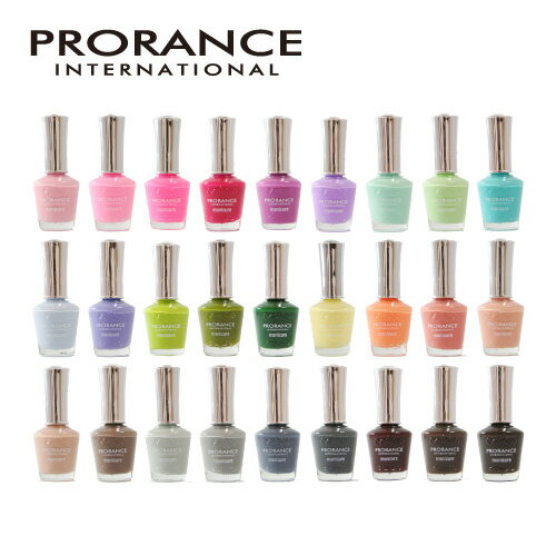 【お買い物マラソン期間P2倍!】　【パステルカラー】PRORANCE プロランス マニキュア 15ml ｜ 韓国 コスメ ネイル セ…