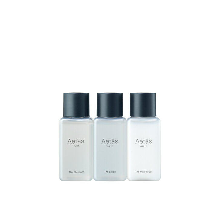 Aetās The Skincare Set [メイク落とし＋化粧水＋乳液の6日分トラベルセット] 敏感肌 乾燥肌 ゆらぎ肌 インナードライ スキンケアトライアル トライアルセット 毛穴ケア 保湿 フェイスケアセット