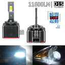 D1S LED ヘッドライト 11600LM ホワイト 6000K 12V/24V BMW ベンツ キャンセラー内蔵 ノイズ対策 車検対応 純正交換 ポン付け 純正HIDバラスト接続 opl421-ss