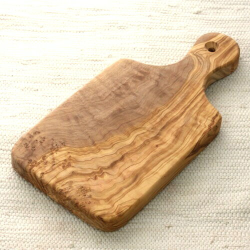 Rakuten - オリーブの木　まな板　持ち手付　26cm