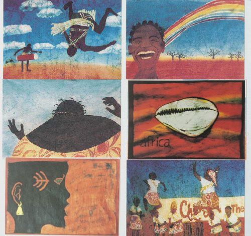 アフリカンポストカード（11枚入り）