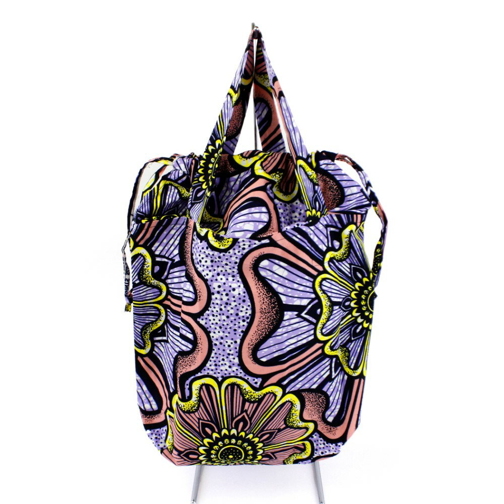 Shopping Bags, Ecology Bags - パーニュ巾着エコバッグ 中 183 ラフレシア W142