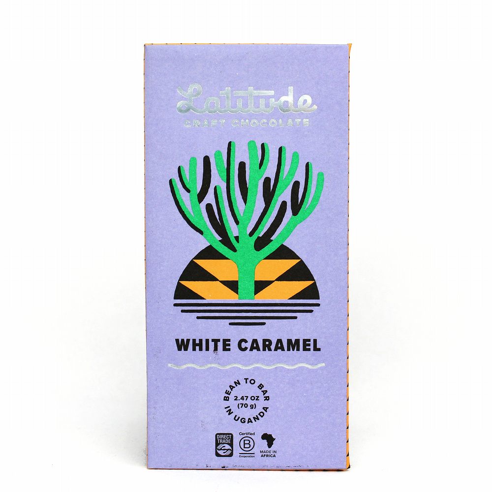 ホワイト40%WHITE CARAMEL/ホワイトキャラメル　ラティテュードクラフトチョコレート■