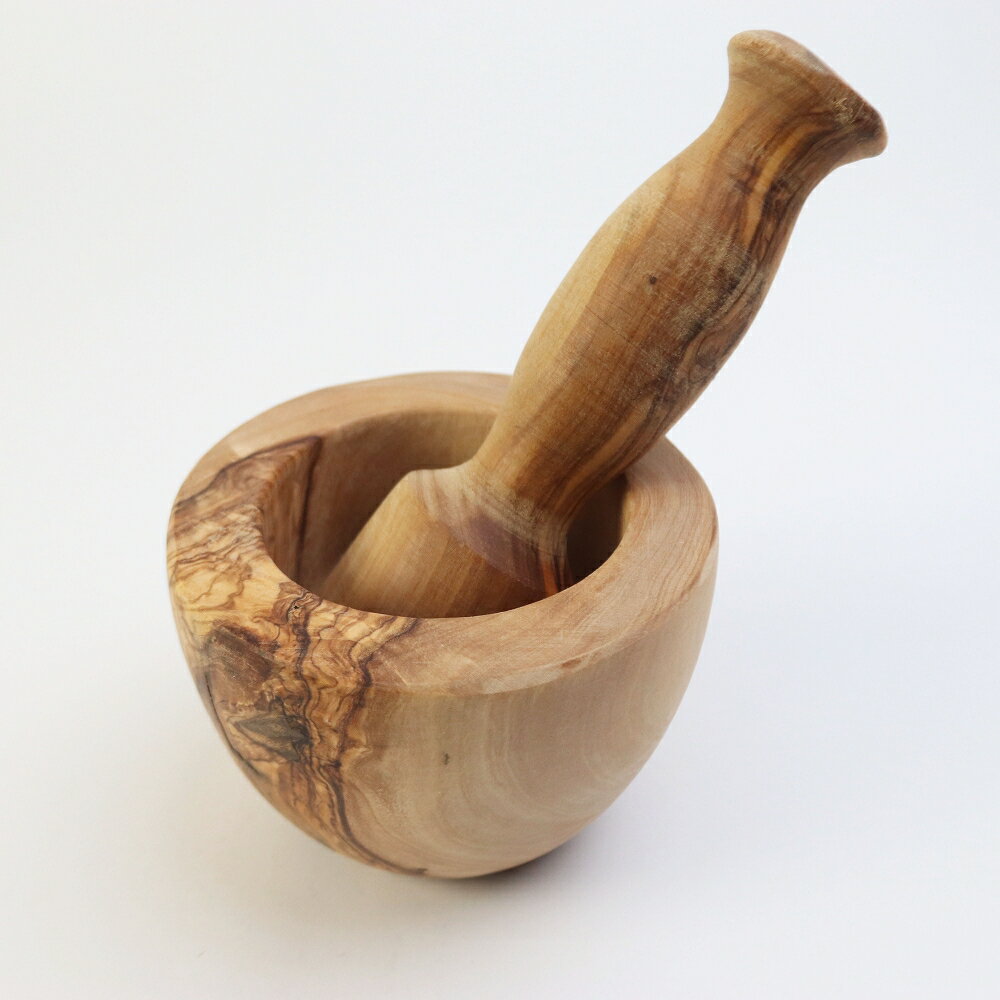 Rakuten - オリーブ木　すり鉢　乳鉢　モルタイオ　10CM