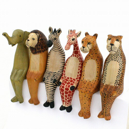 メル動物 木の動物 オブジェお座り ぶらり途中下車の旅放映商品【結婚祝い 引っ越し祝い クリスマス 誕生日プレゼント ギフト】 [2]