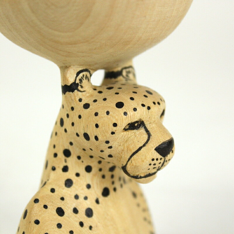 【ぶらり途中下車の旅放映商品】メル動物 ボウルヘッド チーター【引っ越し祝い クリスマス 誕生日プレゼント ギフト プレゼント 手作り 人気 サファリ 】 [2]