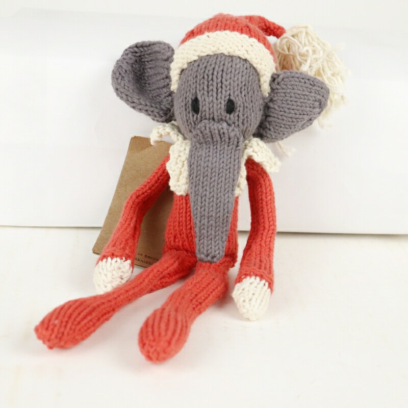 Rakuten - ケナナニッターズ オーガニックコットン エレファントサンタクロース