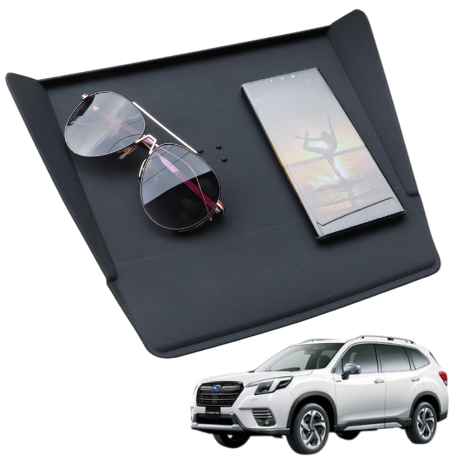 【フォレスターSK系専用設計】 ノンスリップマット ディスプレイ フロントマット フォレスター SK 系 滑り止め ダッシュボードマット フロント 社外品 互換品 (ノンスリップマット)