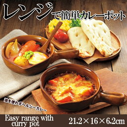 油を使わずヘルシーカレー！！「レンジで簡単カレーポット」