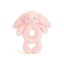 【選べる無料ラッピング！】正規品 Jellycat バシュフルバニー リングラトル ピンク ジェリーキャット イギリス シャーロット王女 動物 バニー ガラガラ やさしい かわいい 赤ちゃん 幼児 保育園 孫 出産 入園 プレゼント