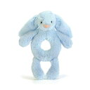 【選べる無料ラッピング！】正規品 Jellycat バシュフルバニー リングラトル ブルー ジェリーキャット イギリス シャーロット王女 動物 バニー ガラガラ やさしい かわいい 赤ちゃん 幼児 保育園 孫 出産 入園 プレゼント