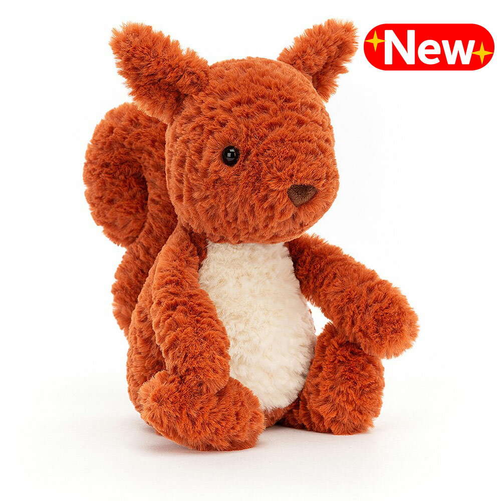 【新商品！】【選べる無料ラッピング♪】正規品 Jellycat タンブルタフト リス TUM3S ジェリーキャット イギリス シャーロット王女 ぬいぐるみ 動物 やさしい かわいい 幼児 保育園 孫 入園 プレゼントのサムネイル