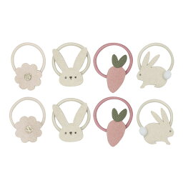 【新柄登場！】【選べる無料ギフトシール♪】MIMI＆LULA Bunny & flower mini ponies 142081 73 ヘアゴム キッズ お祝い プレゼント