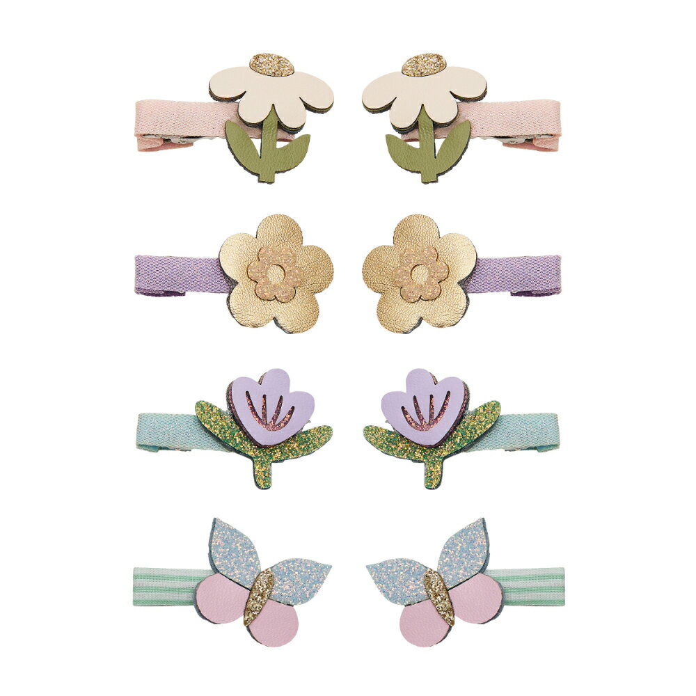 Valletta, Pattin - 【新柄登場！】【選べる無料ギフトシール♪】MIMI＆LULA FLOWER GARDEN MINI CLIPS se-ml182053 23 ヘアクリップ キッズ お祝い プレゼント