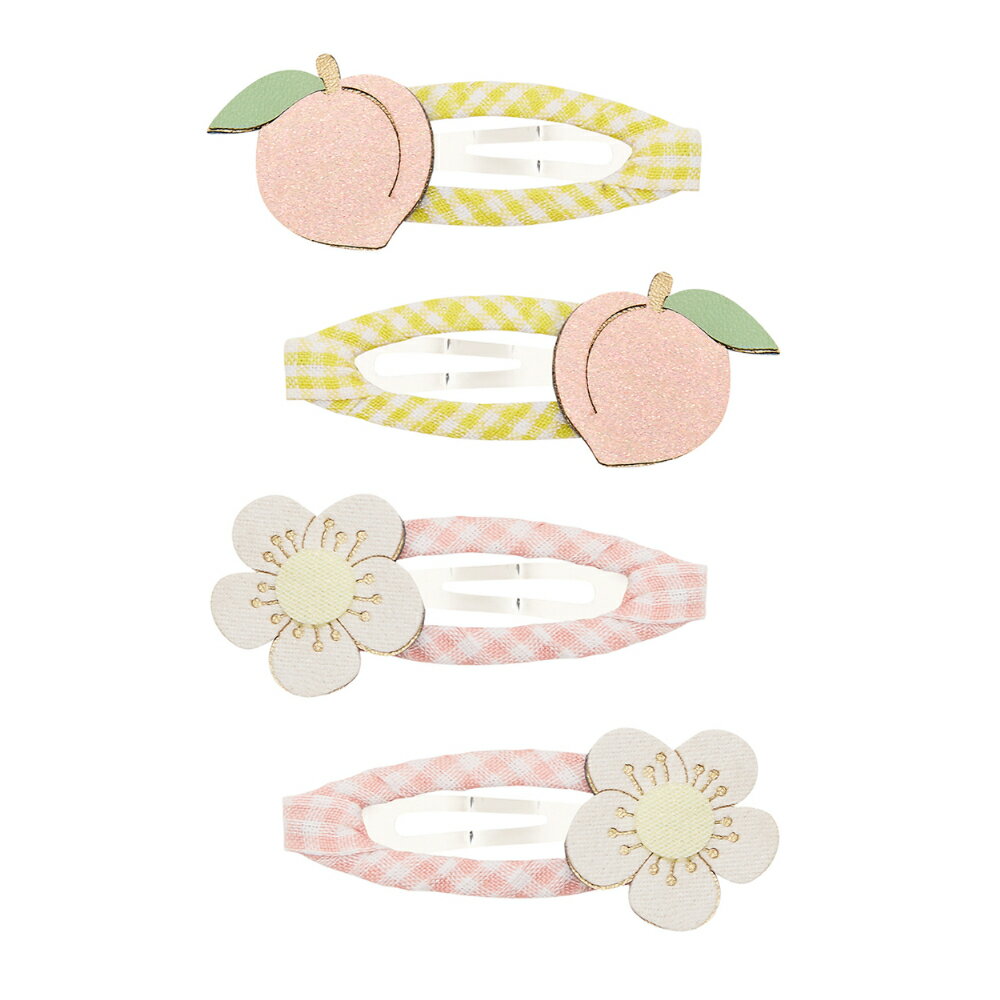 乐天商城 - 【新柄登場！】【選べる無料ギフトシール♪】MIMI＆LULA PEACH BLOSSOM CLIC CLACS se-ml182098 23 ヘアクリップ キッズ お祝い プレゼント