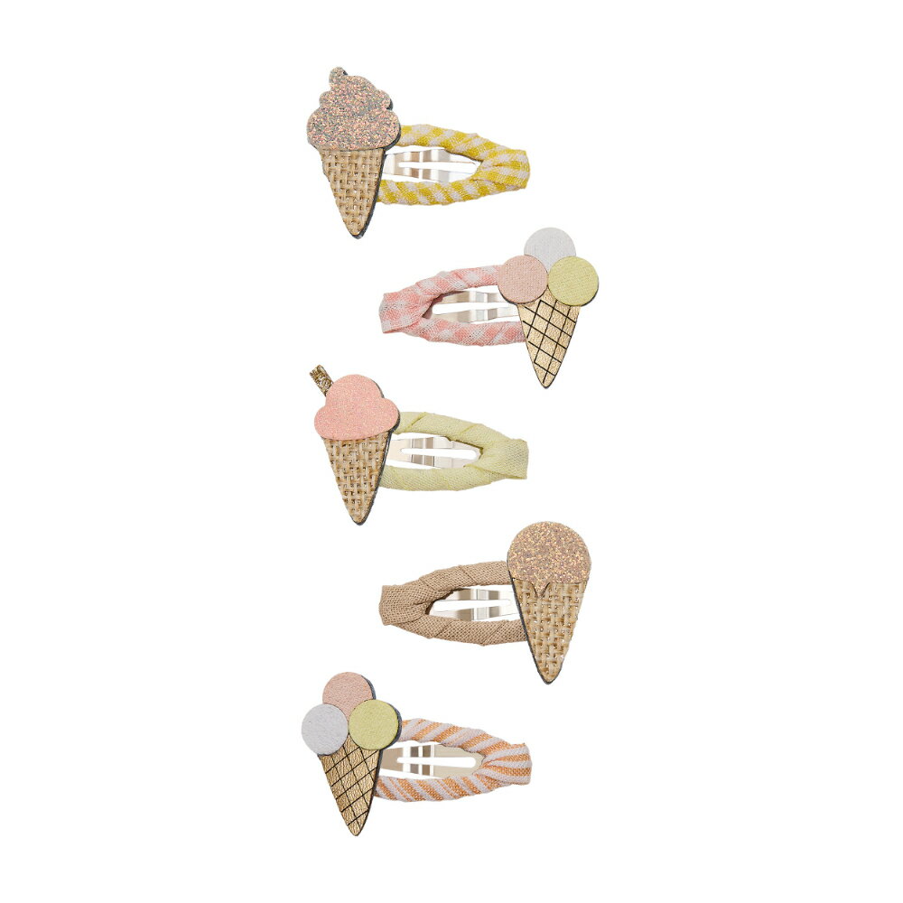 多效处理器 - 【新柄登場！】【選べる無料ギフトシール♪】MIMI＆LULA ICE CREAM MINI CLIC CLACS se-ml182099 23 ヘアクリップ キッズ お祝い プレゼント