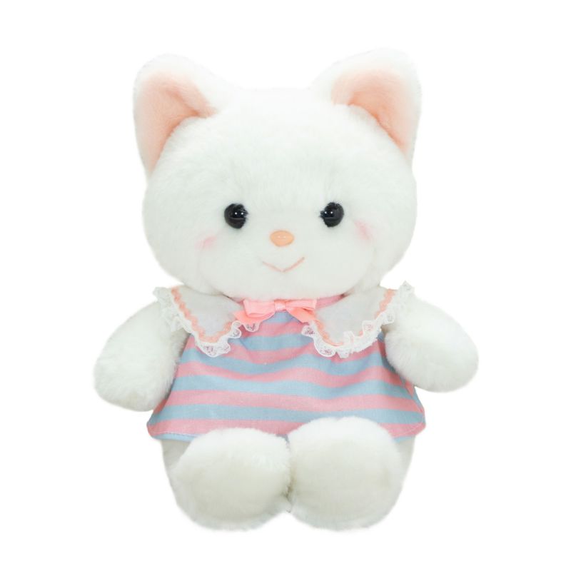 Rakuten - 【選べる無料ラッピング♪】YOSHITOKU レトロぬいぐるみこれくしょん　クリーミーねこ 180614 ぬいぐるみ ギフト 赤ちゃん 出産祝い