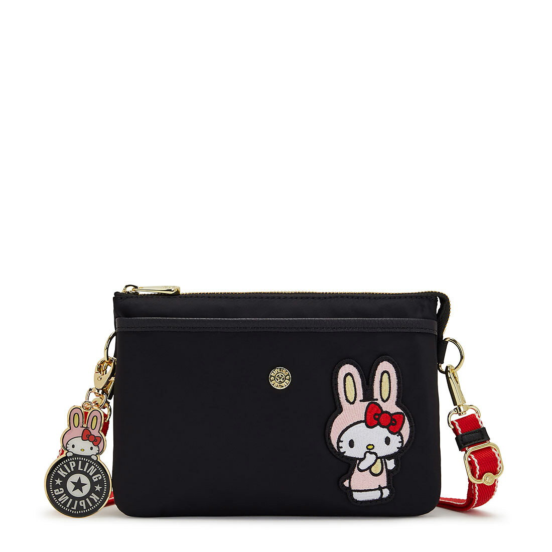 キプリング 公式 ショルダーバッグ RIRI(Rabbit Black) 【キプリング X ハローキティ】リリ(ラビットブラック) KI28977KB KITTY コレクションのサムネイル