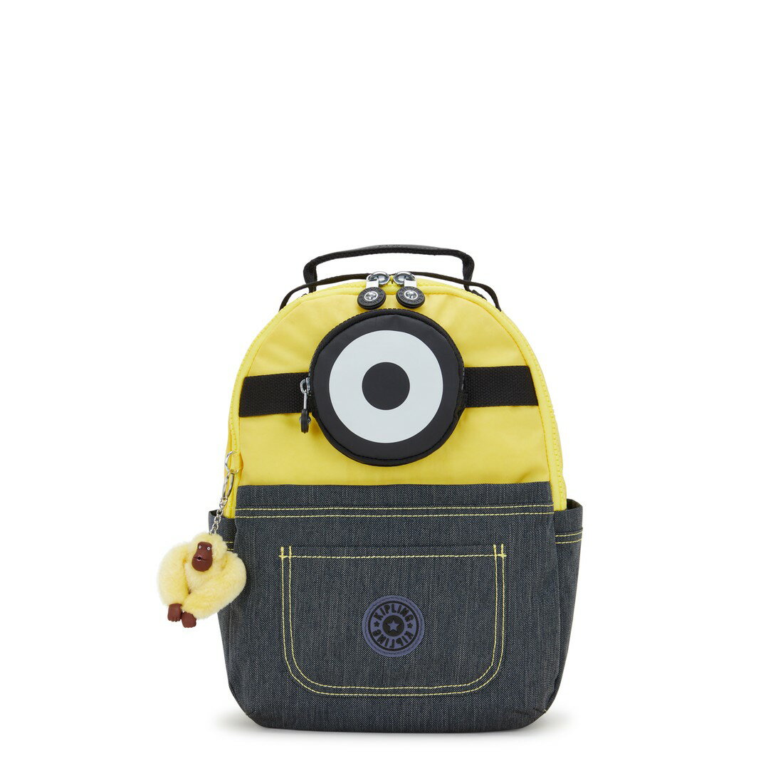 キプリング 公式 リュック バックパック SEOUL S(Minion Jeans Bl) Kipling x Minions ソウルエス(ミニオンジーンズブロック) KI5853MI8 ミニオンズ コレクションのサムネイル