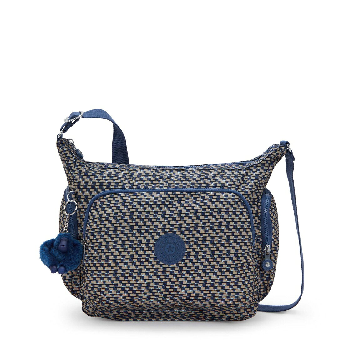 Rakuten - キプリング 公式 ショルダーバッグ GABB(Blue on Wire) ガブ(ブルーオンワイヤー) KI65259PC ベーシックプリント コレクション