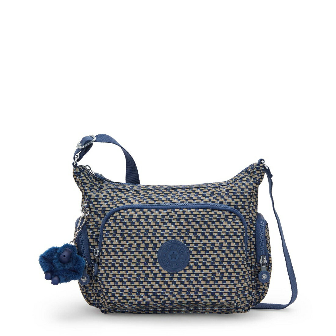 Rakuten - キプリング 公式 ショルダーバッグ GABB S(Blue on Wire) ガブエス(ブルーオンワイヤー) KI66079PC ベーシックプリント コレクション