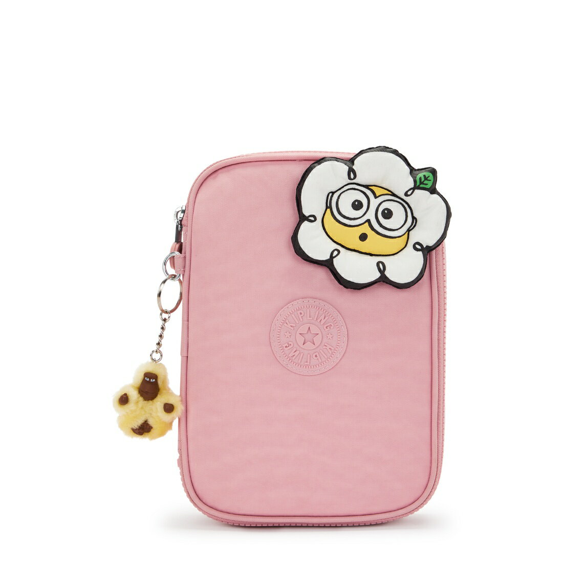キプリング 公式 ポーチ 100 PENS(Pink Daisy) KIPLING x MINIONS 100 ペンズ(ピンクデイジー) KI72011MI ミニオンズ コレクション