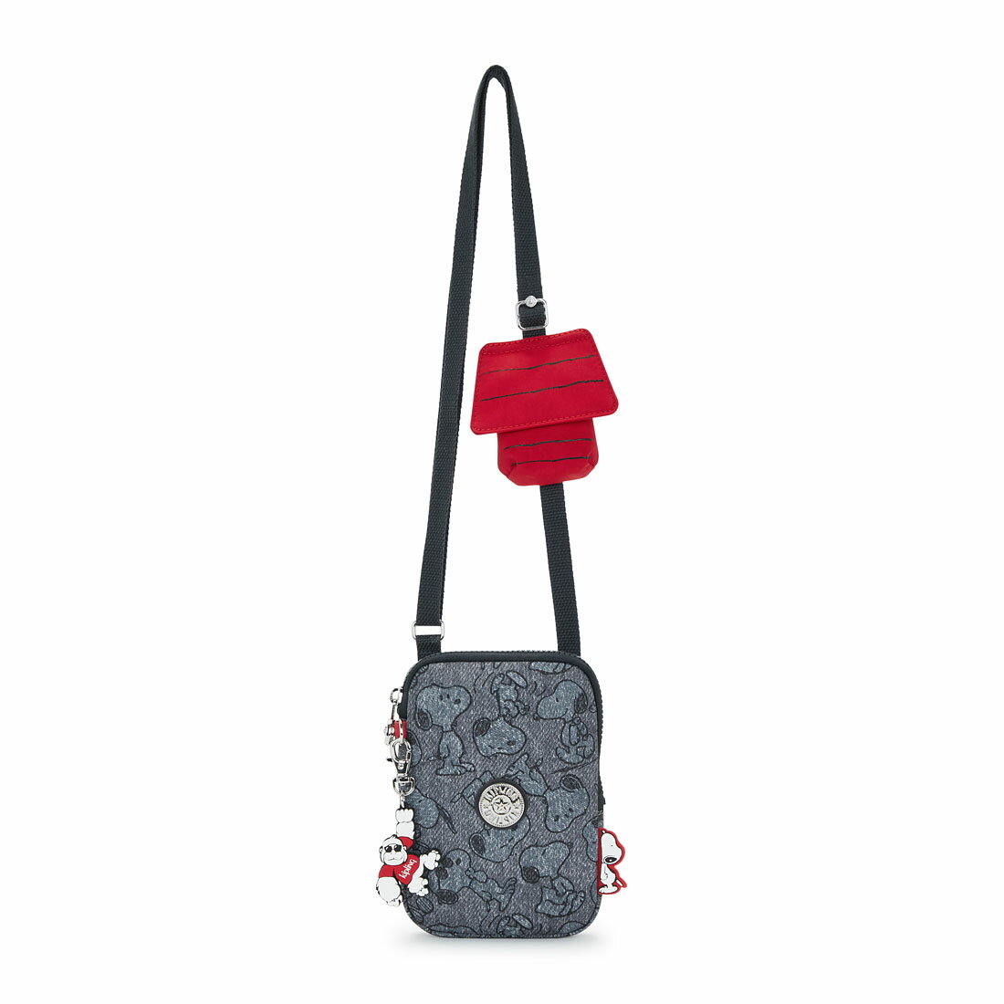 キプリング 公式 ショルダーバッグ ELVIN(Doggy Denim Prt) KIPLING X PEANUTS エルヴィン(ドギーデニムプリント) KI7632PE5 スヌーピーのサムネイル