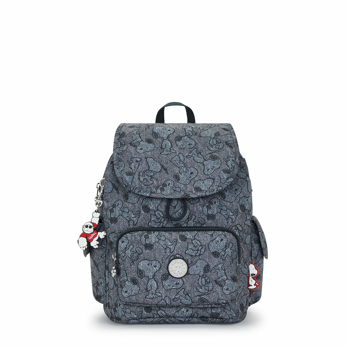 キプリング 公式 リュック バックパック CITY PACK S(Doggy Denim Prt) KIPLING X PEANUTS シティパックエス(ドギーデニムプリント) KI7855PE5 スヌーピーのサムネイル