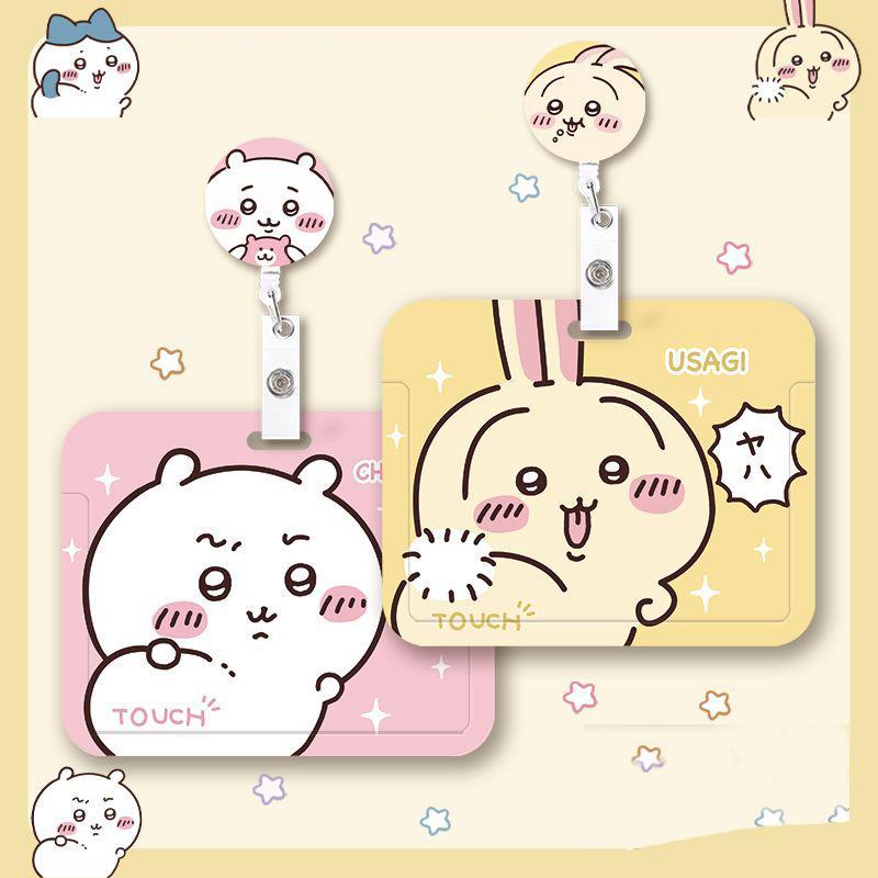 ちいかわ パスケース うさぎ ちいかわ パスケース 定期入れ ICカード 学生証 名札 文房具 通勤 通学 学..