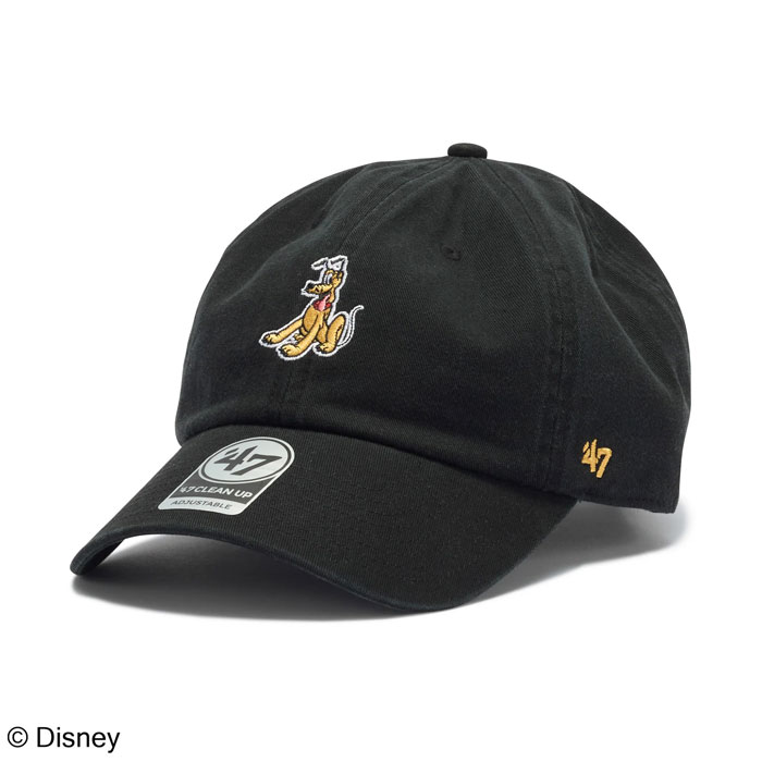樂天商城 - 47 フォーティーセブン キャップ クリーンナップ ディズニー プルート メンズ レディース ブラック CLEAN UP Disney Pluto BLACK