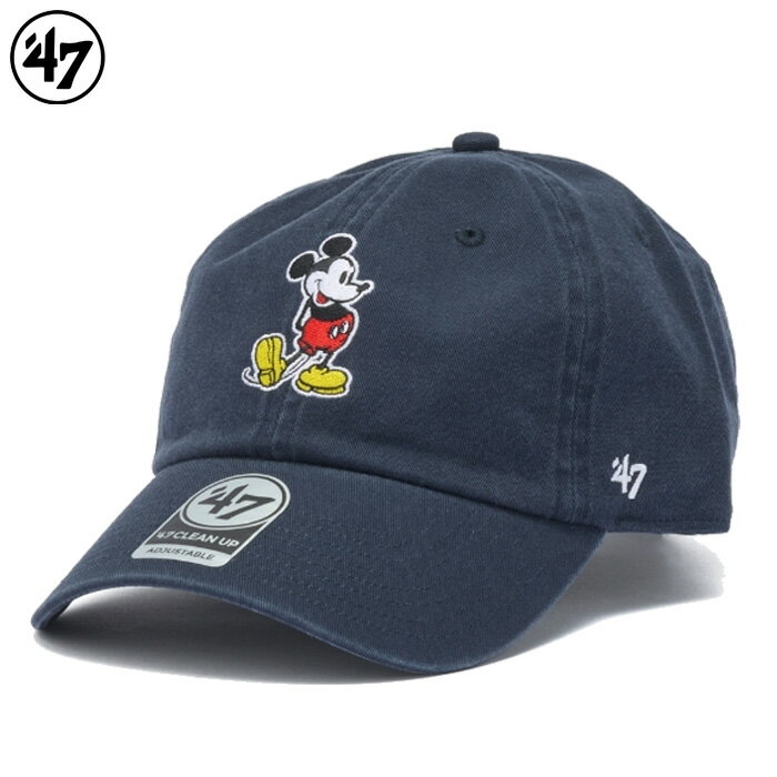 Rakuten - 47 フォーティーセブン キャップ クリーンナップ ディズニー ミッキー メンズ レディース ネイビー CLEAN UP Disney 47A CLPDISMICSTA0 CTGW NVY