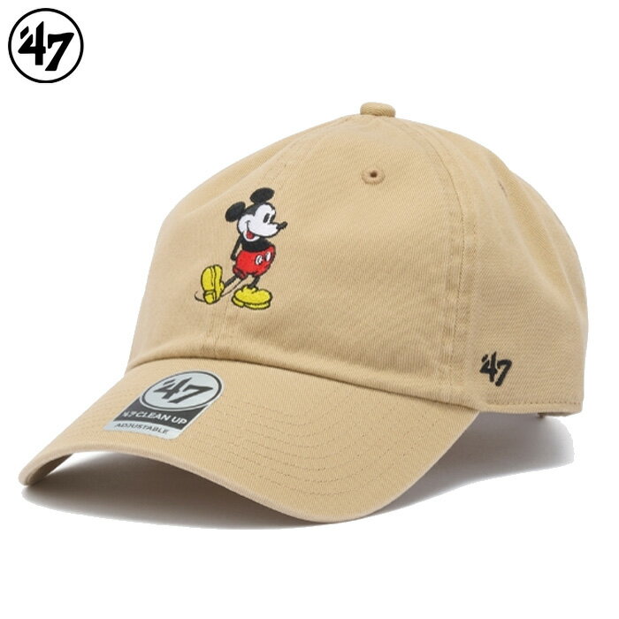 Rakuten - 47 フォーティーセブン キャップ クリーンナップ ディズニー ミッキー メンズ レディース カーキ CLEAN UP Disney 47A CLPDISMICSTA0 CTGW KHA