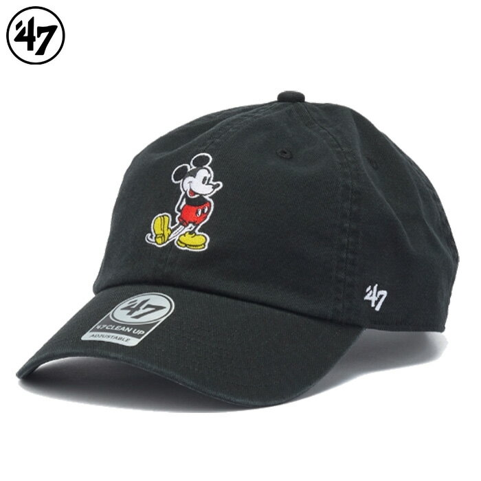 Rakuten - 47 フォーティーセブン キャップ クリーンナップ ディズニー ミッキー メンズ レディース ブラック CLEAN UP Disney 47A CLPDISMICSTA0 CTGW BLK