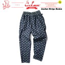 (お得なクーポン発行中！) クックマン シェフパンツ アンカー ストライプ デニム COOKMAN Chef Pants Anchor Stripe Denim