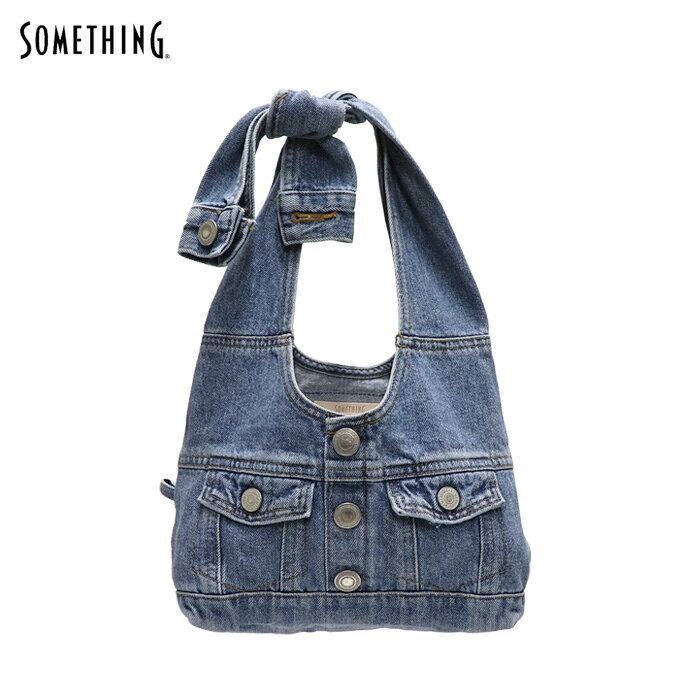 Rakuten - (お得なクーポン発行中！) サムシング デニム トートバッグ レディース 2way ミニ ショルダーバッグ atelier SOMETHING JACKET DETAIL BAG（SMALL）