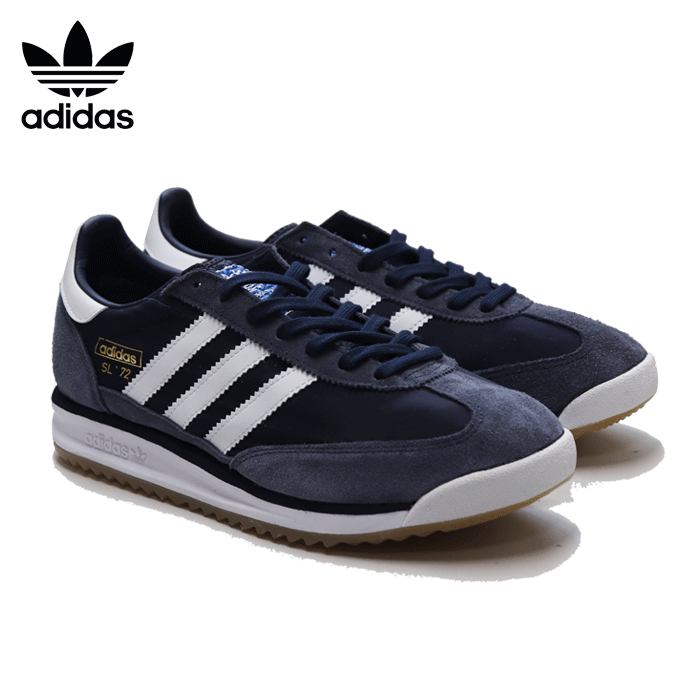 楽天AFRO JACK（お得なクーポン発行中！） アディダス オリジナルス スニーカー メンズ エスエル 72 アールエス ネイビー 紺 adidas Originals SL 72 RS Navy