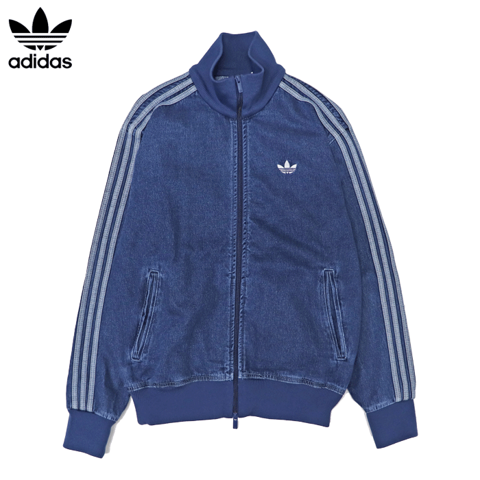 アディダスオリジナルス アウター デニム ジャケット ブルー メンズ レディース adidas Originals DENIM FB TT Blueのサムネイル