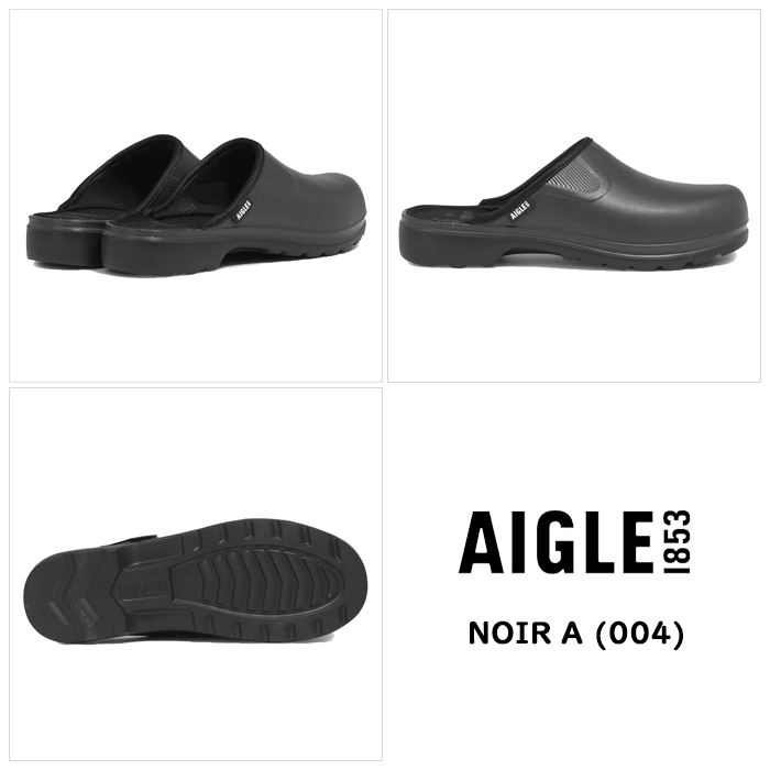 エーグル AIGLE メンズ タデン M クロッグ 靴 シューズ アウトドア 天然ゴム 速乾 ブラック カーキ TADEN M CLOG