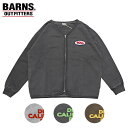 (SALE セール) バーンズ アウトフィッターズ スーパー ヘビー ウエイト ジップ カーディガン【ROLL】BARNS OUTFITTERS SUPER H...