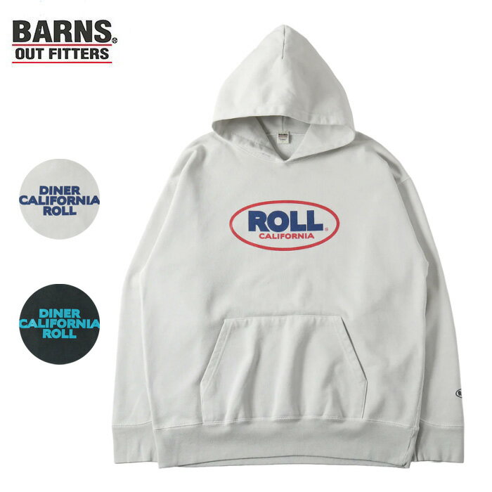 Rakuten - バーンズ アウトフィッターズ アスレチック プリント フーディー BARNS OUTFITTERS ATHLETICPRINT HOODIE【ROLL】BR-25466