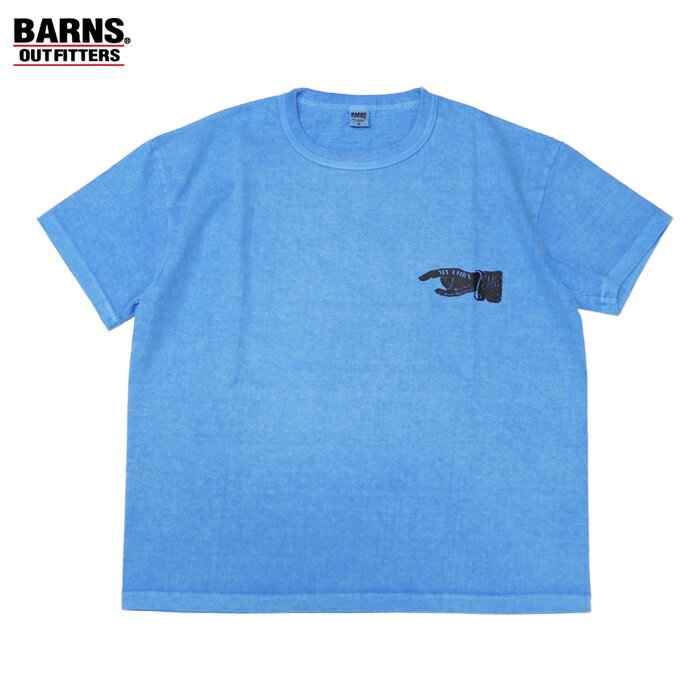 Rakuten - (お得なクーポン発行中！) バーンズ アウトフィッターズ ゴート Tシャツ プリント 半袖 ライトブルー (メール便送料無料) BARNS OUTFITTERS GOAT S/S TEE