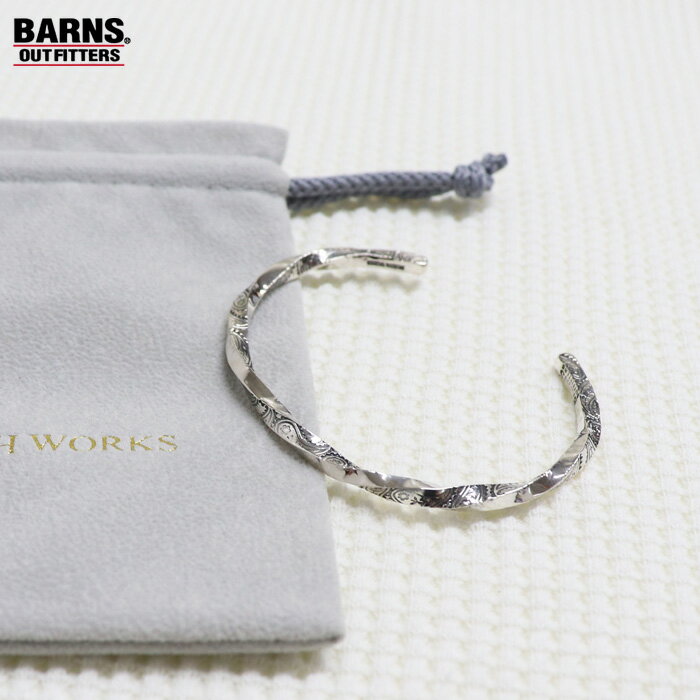 (�����ʥ����ݥ�ȯ���桪) �С��� �����ȥե��å����� �ߥΡ�������� ���������꡼ �ڥ����꡼ �ĥ����� �Х󥰥� �֥쥹��å� BARNS OUTFITTERS �� NORTH WORKS PAISLEY TWIST BANGLE