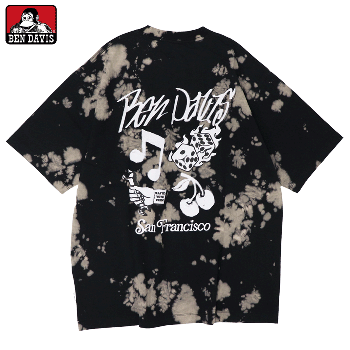ベンデイビス 半袖 Tシャツ トップス ヴィンテージ メンズ レディース (メール便 送料無料) BEN DAVIS BLURRED VNTG TEE ベンデービス / ベン デイビス (SA)