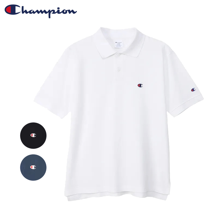 チャンピオン 半袖 ポロシャツ ベーシック メンズ (メール便送料220円) Champion Short Sleeve PoloShirt (SA)
