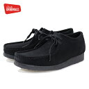 (お得なクーポン配布中!) クラークス オリジナルス メンズ ワラビー ブラック スエード Clarks Originals Wallabee Black Su...