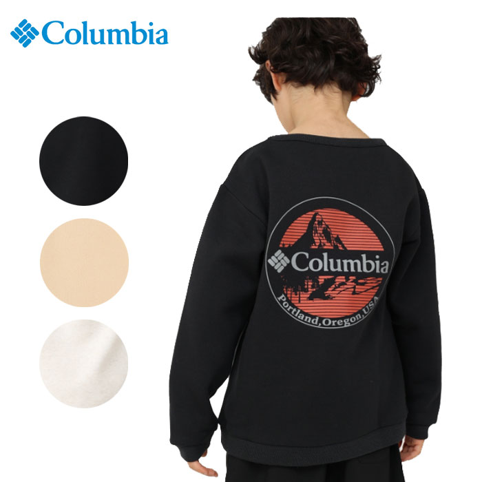 楽天AFRO JACK（SALE セール） コロンビア キッズ バレーループトレイル クルーネック スウェットシャツ トレーナー 裏起毛 Columbia Y Valley Loop Trail Crewneck Sweatshirt PY0202 即納